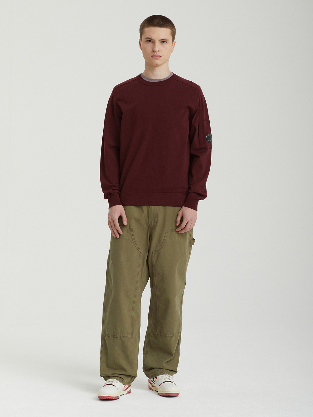 Мужской Свитер Crew Neck In Merino Wool