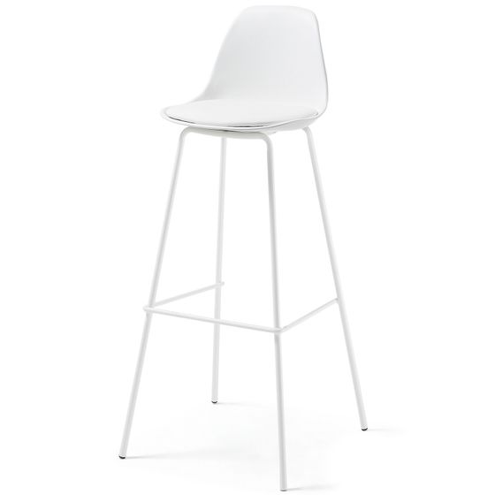 Барный стул Lysna белый | La Forma | Испания | Купить в Hallberg.ru