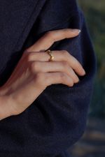 Кольцо Конфетти Мини, позолота