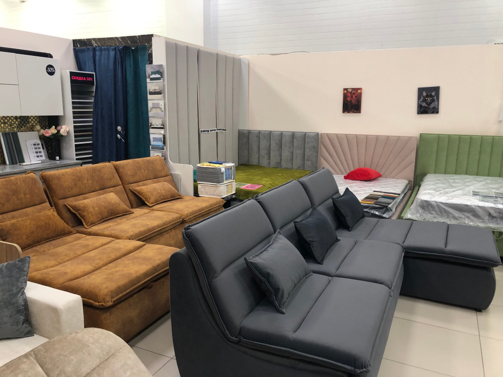 АКЦИЯ!!!Угловой диван серый с коробом габариты 270*170*105 механизм дельфин большой короб в оттоманке