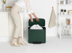 Мусорный бак Bo Pedal Bin 36л Brabantia Зеленая сосна