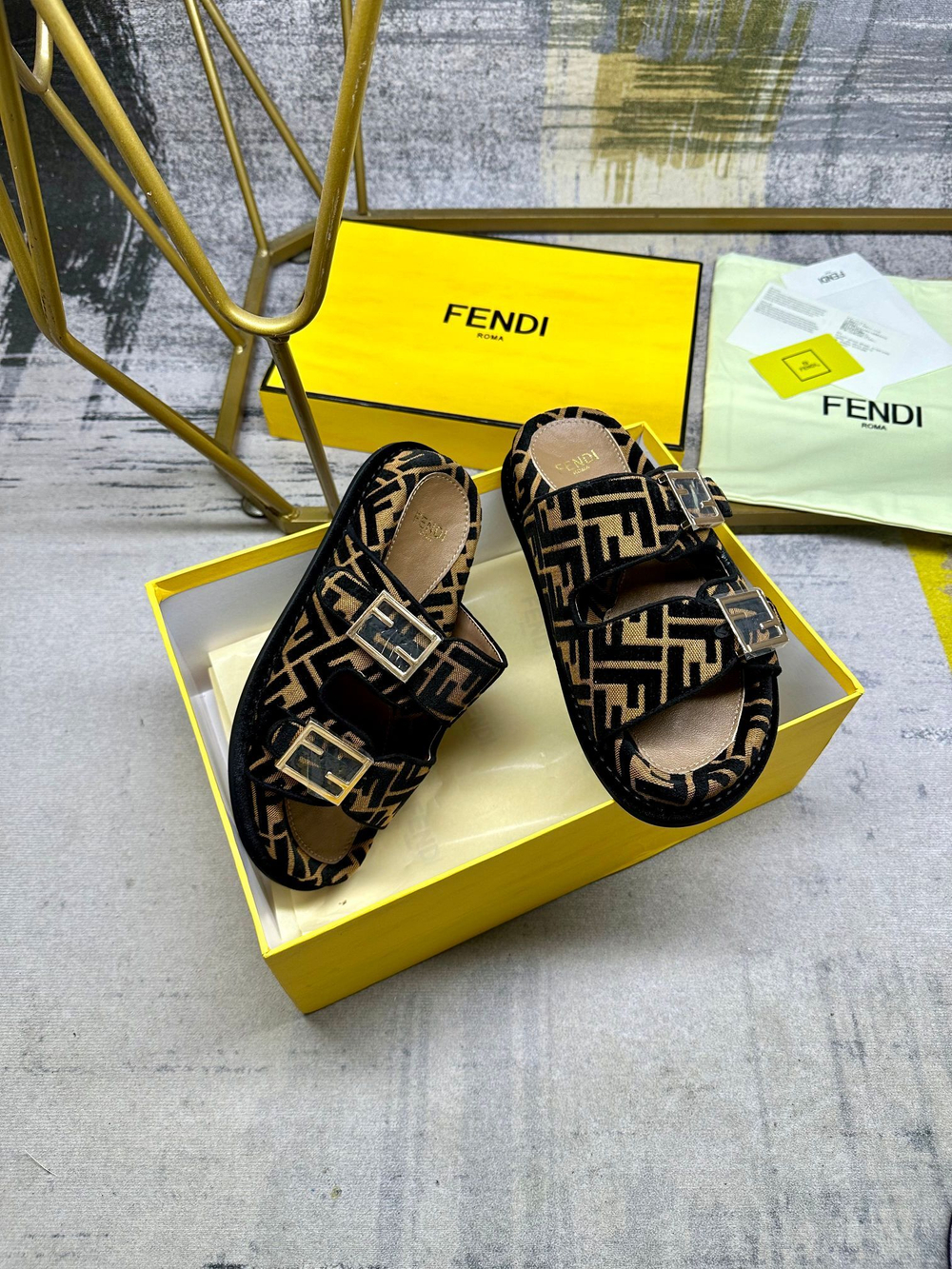 Fendi Slides (3 colors)
