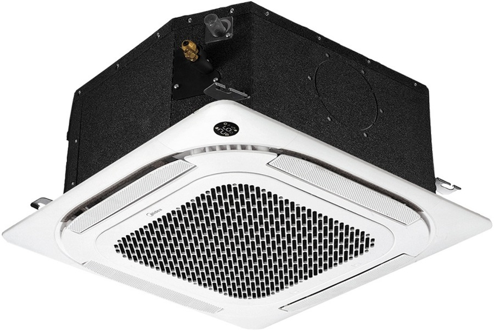 Сплит-система кондиционер кассетный Midea MCA4U-18HRFNX-Q(GA)/MOX330U-18HFN8-Q(GA)/T-MBQ4-03AWD на 50 м²
