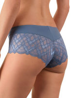 Трусы-шорты с резным кружевным краем сзади (Размер: 50) (Цвет: фиолетовый)