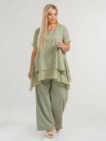 Брюки 1315 хаки Novita (Акция)