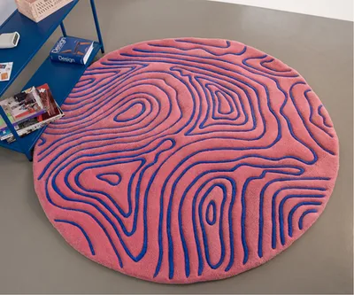 Коврик Pink and blue, 143х130 см