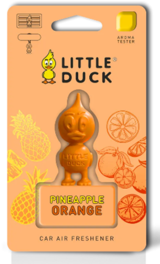 Ароматизатор-игрушка MIODORE 3D -Polymer "LITTLE DUCK" LD- 2 АНАНАС-АПЕЛЬСИН