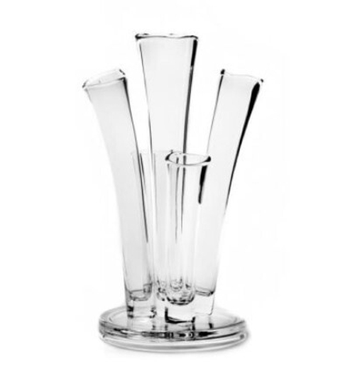 Ваза Angelina S SEMPRE стекло/clear 200х200х400h