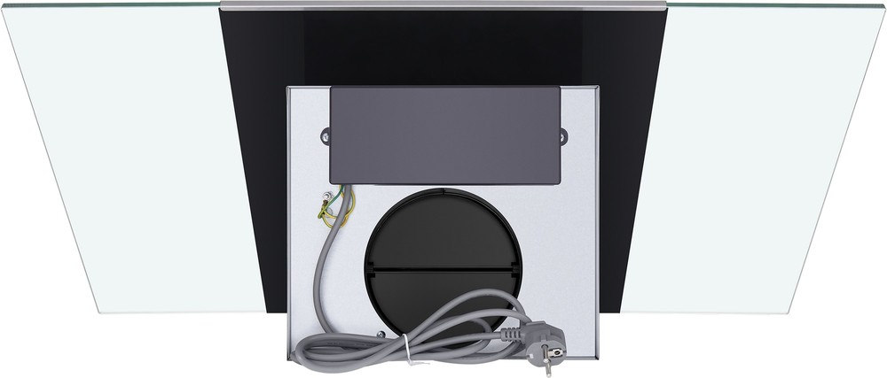 Кухонная вытяжка MAUNFELD Gloria 90 нержавеющая сталь/прозрачное стекло