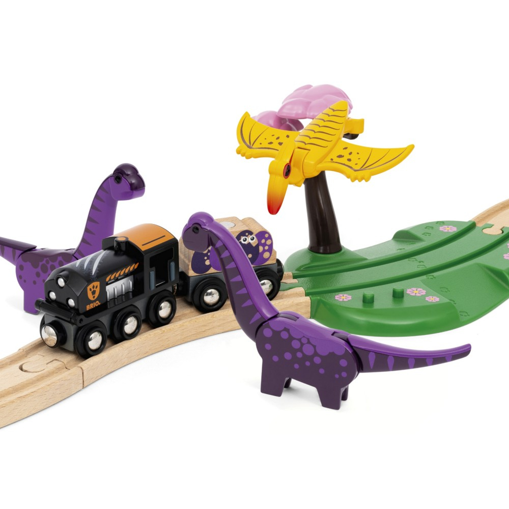 Brio Kolejka - Деревянная железная дорога Dino Приключение с динозаврами 36094
