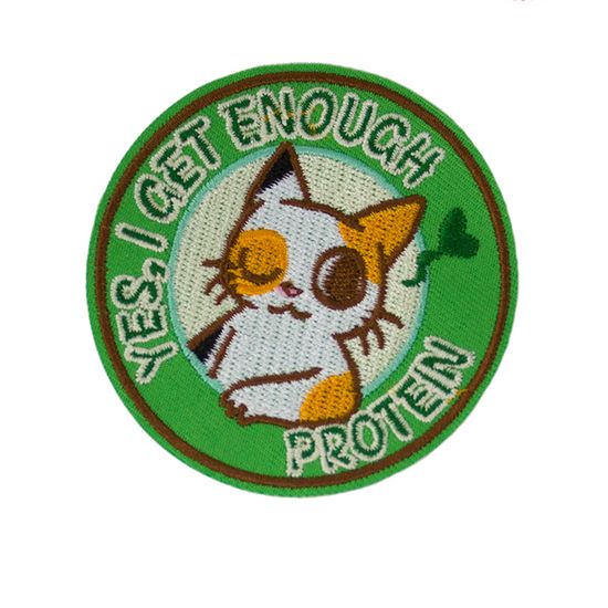Нашивка на рюкзак и на одежду. Enough protein