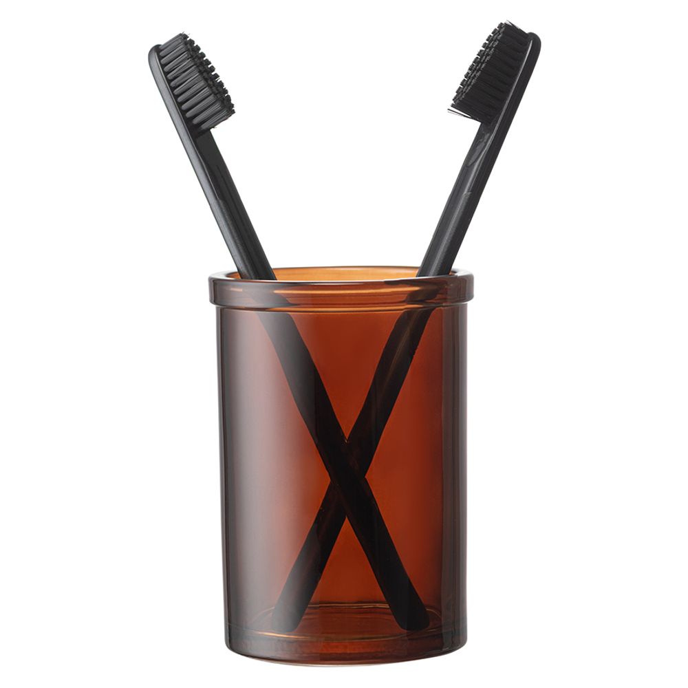 Стакан для зубных щеток Amber, темно-янтарный