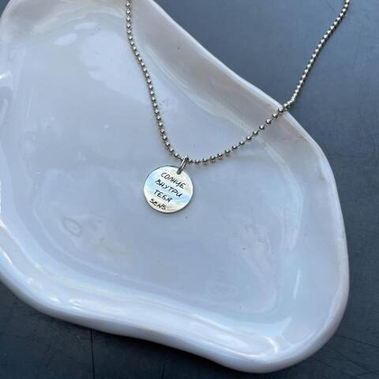 чокер dots с монеткой из базовой коллекции