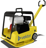 Виброплита VEKTOR VPG-160C реверсивная, с колесами (гидравлический привод) 1194