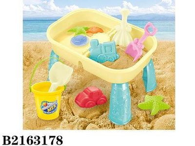 Набор для игры в песок со столиком , коробка 609D