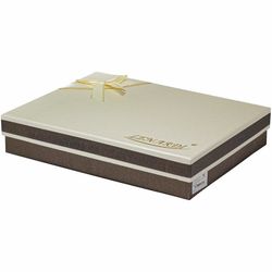 Lenardi 108-136 Прямоугольное блюдо 33см GIVENCHI GOLD в под.уп.(х8) Фарфор