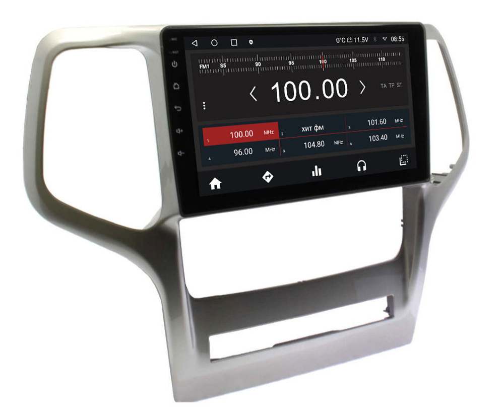 Магнитола для Jeep Grand Cherokee WK2 2010-2013 - Carmedia OL-9254 QLed, Android 12, TS10, CarPlay, 4G SIM-слот