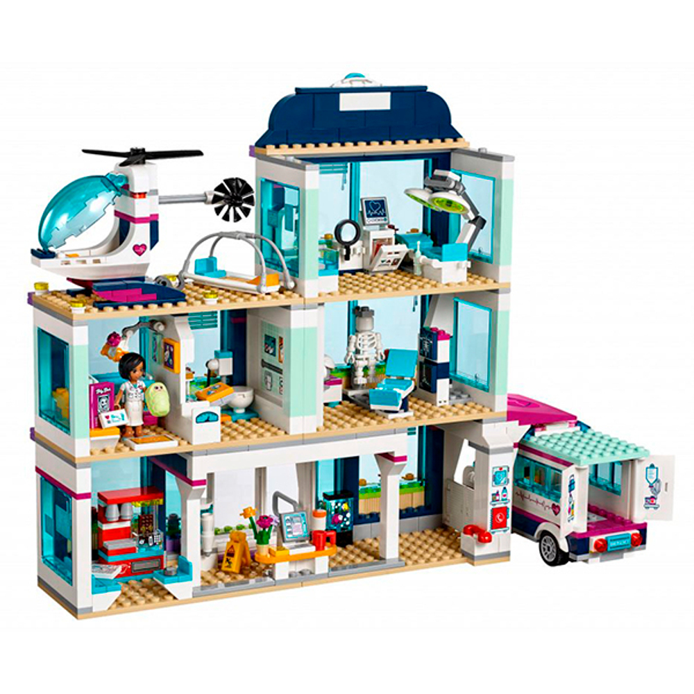 LEGO Friends: Клиника Хартлейк-сити 41318 — Heartlake Hospital — Лего Френдз Друзья Подружки