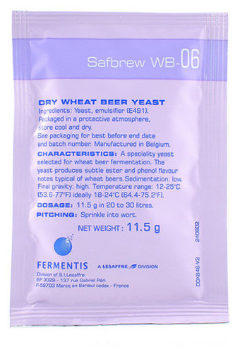 Дрожжи Fermentis "Safale WB-06", 11,5г.