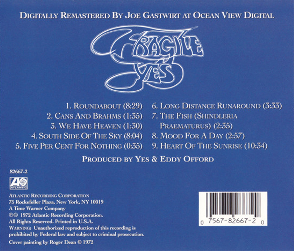 Yes / Fragile (CD)