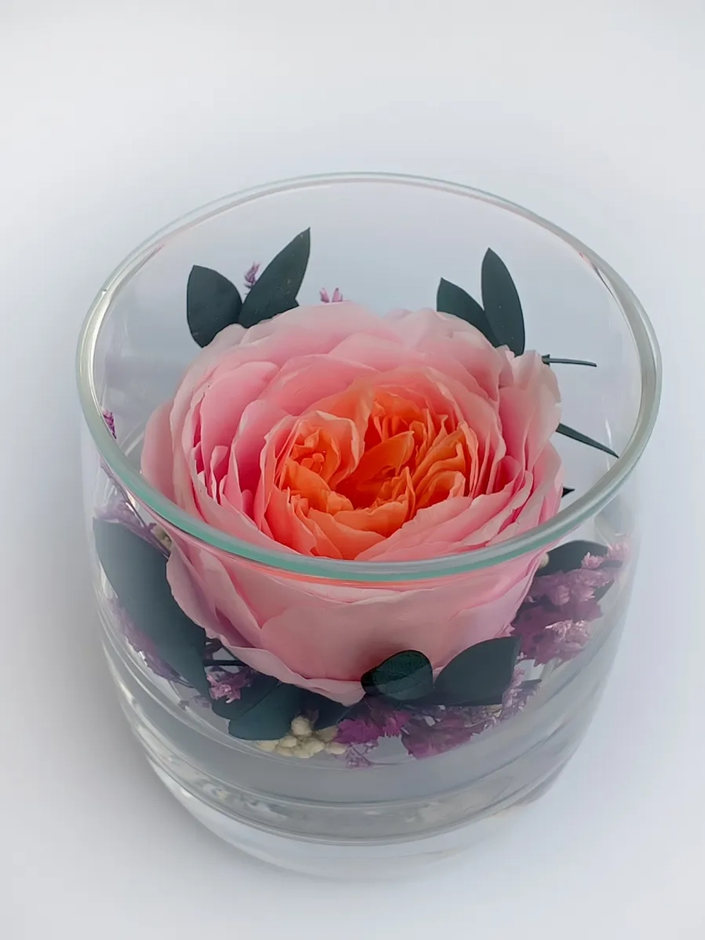 натуральный пион в стекле, вакуум*