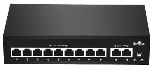ST-NS209MB-MD Коммутатор POE 9 PoE портов и 2 Uplink порта