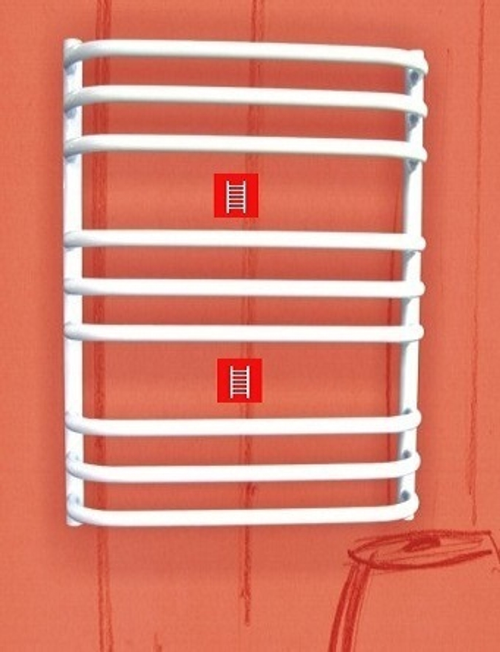 ДЖОКЕР Электрический полотенцесушитель ES2 100x40 см