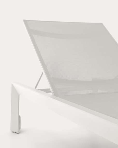 Canutells Алюминиевый шезлонг с белой отделкой