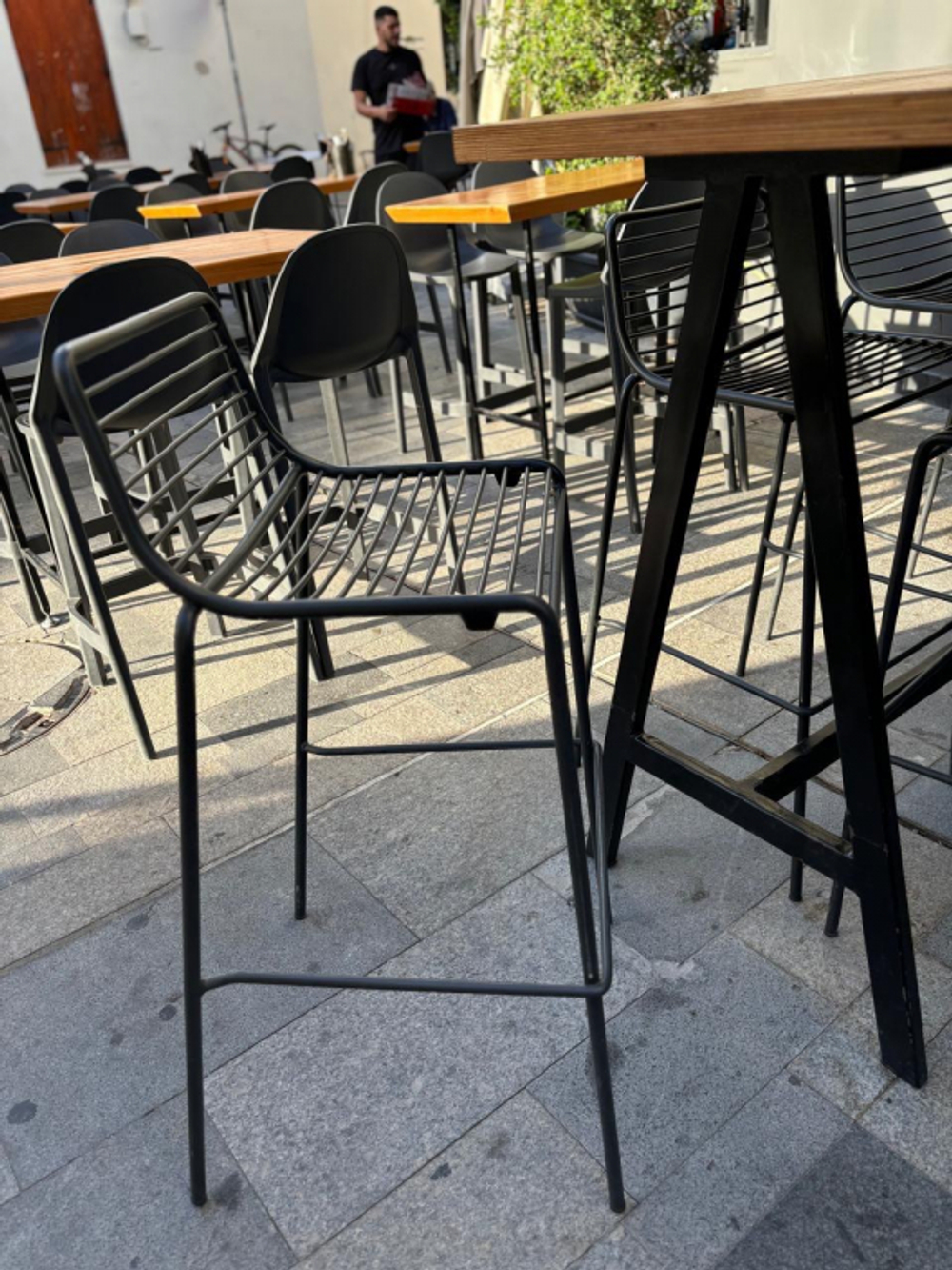 Стул барный металлический Scab Design Summer, антрацит