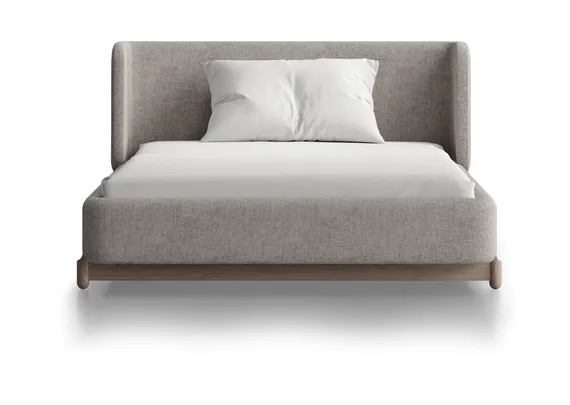 Кровать Basic спальное место 120*200 см (бежевый, рогожка)