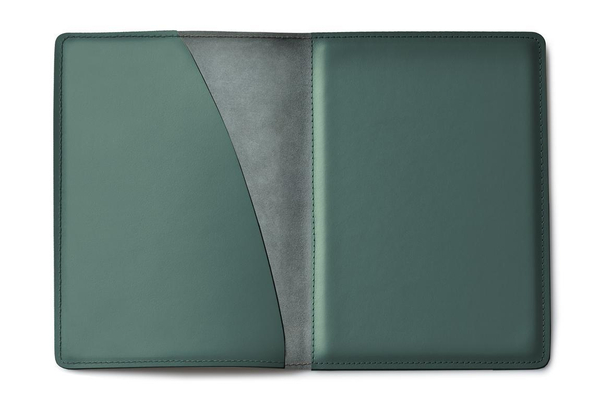 Папка "НА ПОДПИСЬ" LUXE из кожи Full Grain Green