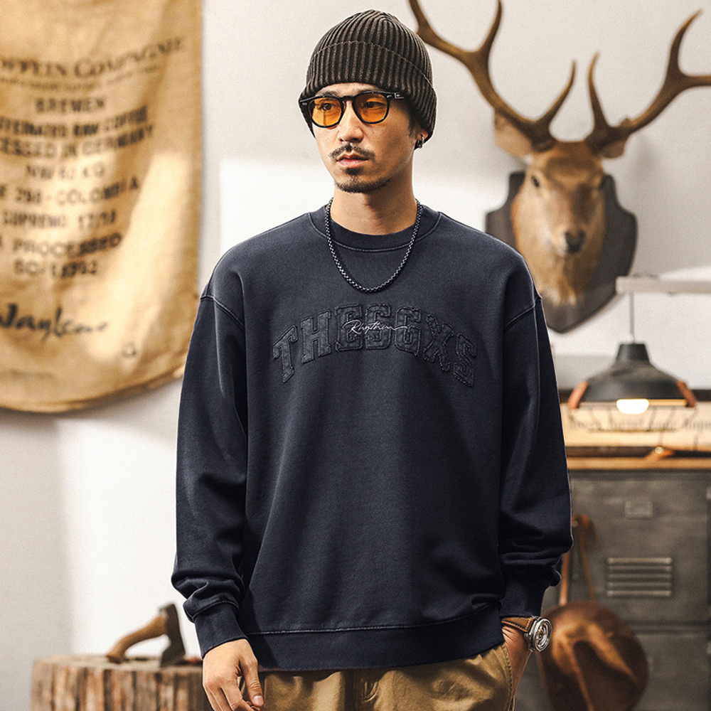 Мужской свитшот JAYLINO с эксклюзивной вышивкой THESGXS