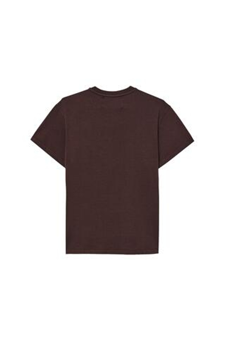 ZARA X BENITO ANTONIO ФУТБОЛКА ОБЛЕГАЮЩЕГО КРОЯ, КОРИЧНЕВЫЙ