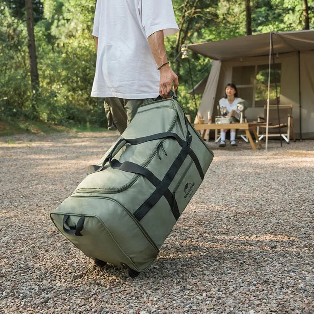 Сумка-тележка Naturehike NH21LX003 XS03 складная туристическая, артикул NH21LX003-B, цвет Черный