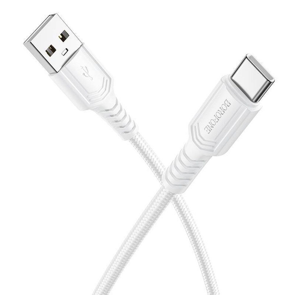 Кабель Type-C 1-метр 3А BOROFONE BX116 плетёный