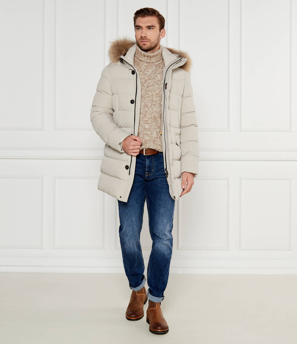 Пуховая куртка PARKER Hetrego - бежевый(8N436M F)