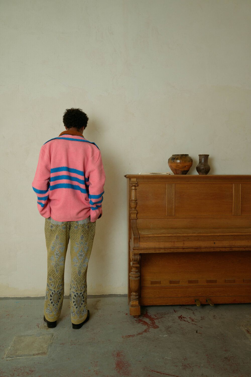 Куртка Soeurs с Полосами / Pink Stripes Long Sleeve розовая