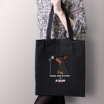 Тканевая сумка "Цвергпинчер поёт"