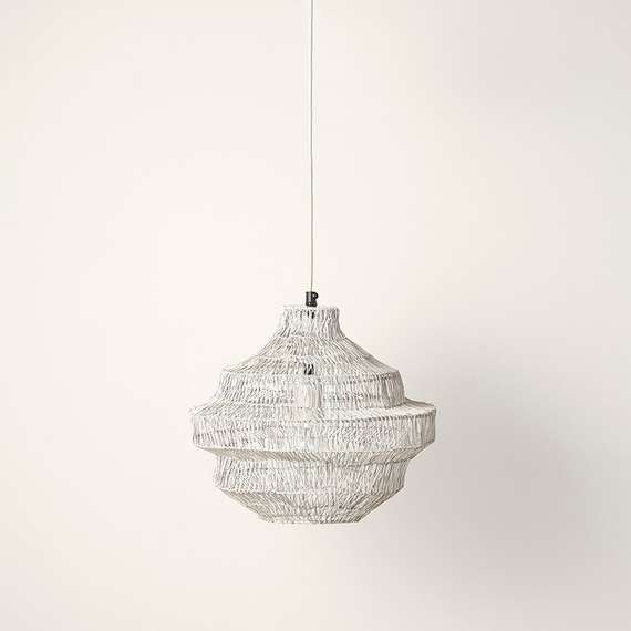 Светильник подвесной vinger, D34х35 см, бежевый