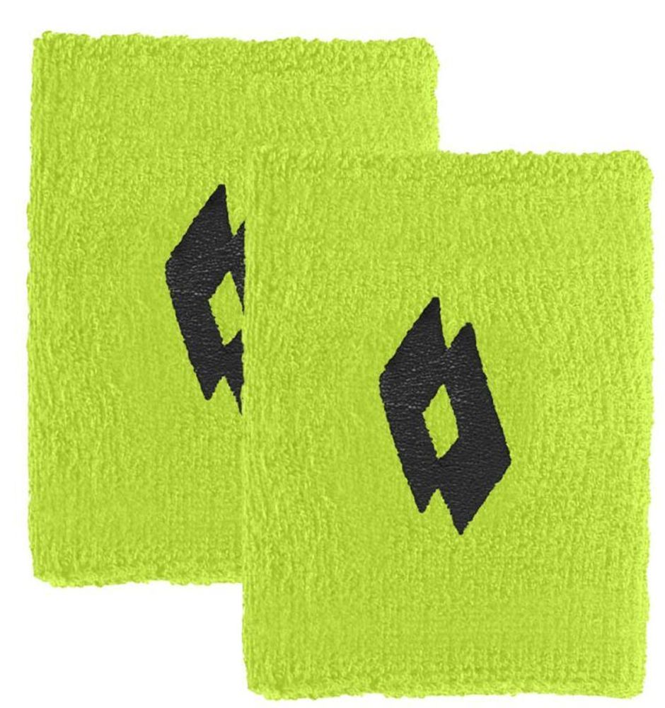 Напульсник теннисный Lotto Wrist B II - yellow neon