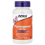 NOW Foods, Pycnogenol® с ацеролой и рутином, 50 вегетарианских капсул