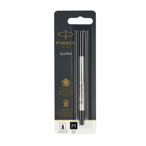 Parker Стержень для ручки-роллера, F, черный, шт