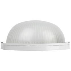 Светильник ЭРА НБП 03-100-001 Акватермо алюминий/стекло IP54 E27 max 100Вт D240 круглый белый