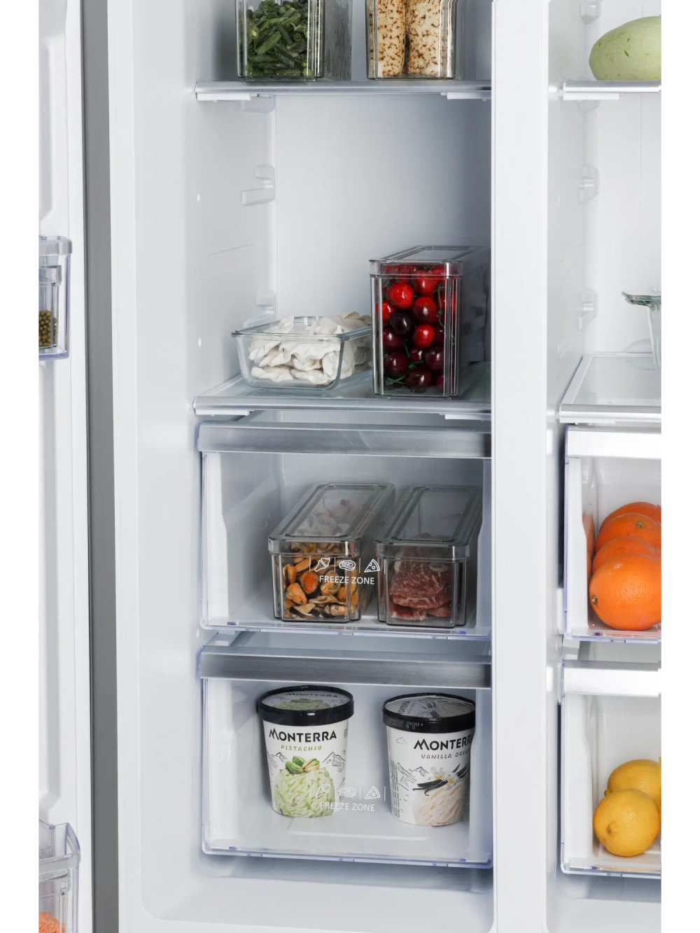 Холодильник Hiberg RFS-650DX NFGW inverter