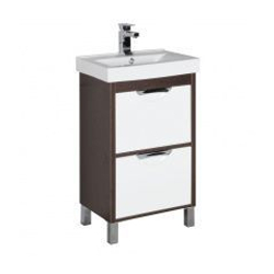 Тумба с раковиной Aquanet Гретта 50 венге