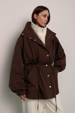 Тренч - парка шоколадная