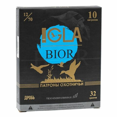 Патрон 12/70 "Игла-оптимум" №7 BIOR 32г, коробка 10 шт.