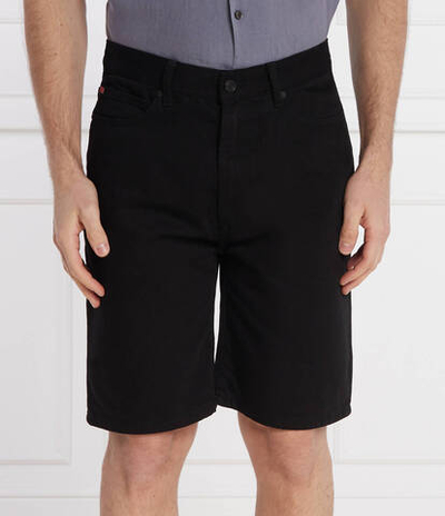 Джинсовые шорты HUGO - черный(50511403)