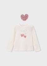 лонгслив с резинкой для волос