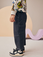 Толстовка с капюшоном и брюки в комплекте для мальчика Next B65-405, Молочный, Темнор-серый